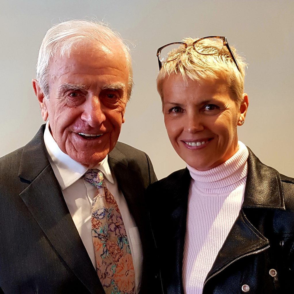 Jennifer Hobbs-Roberts with Vincent Kane OBE