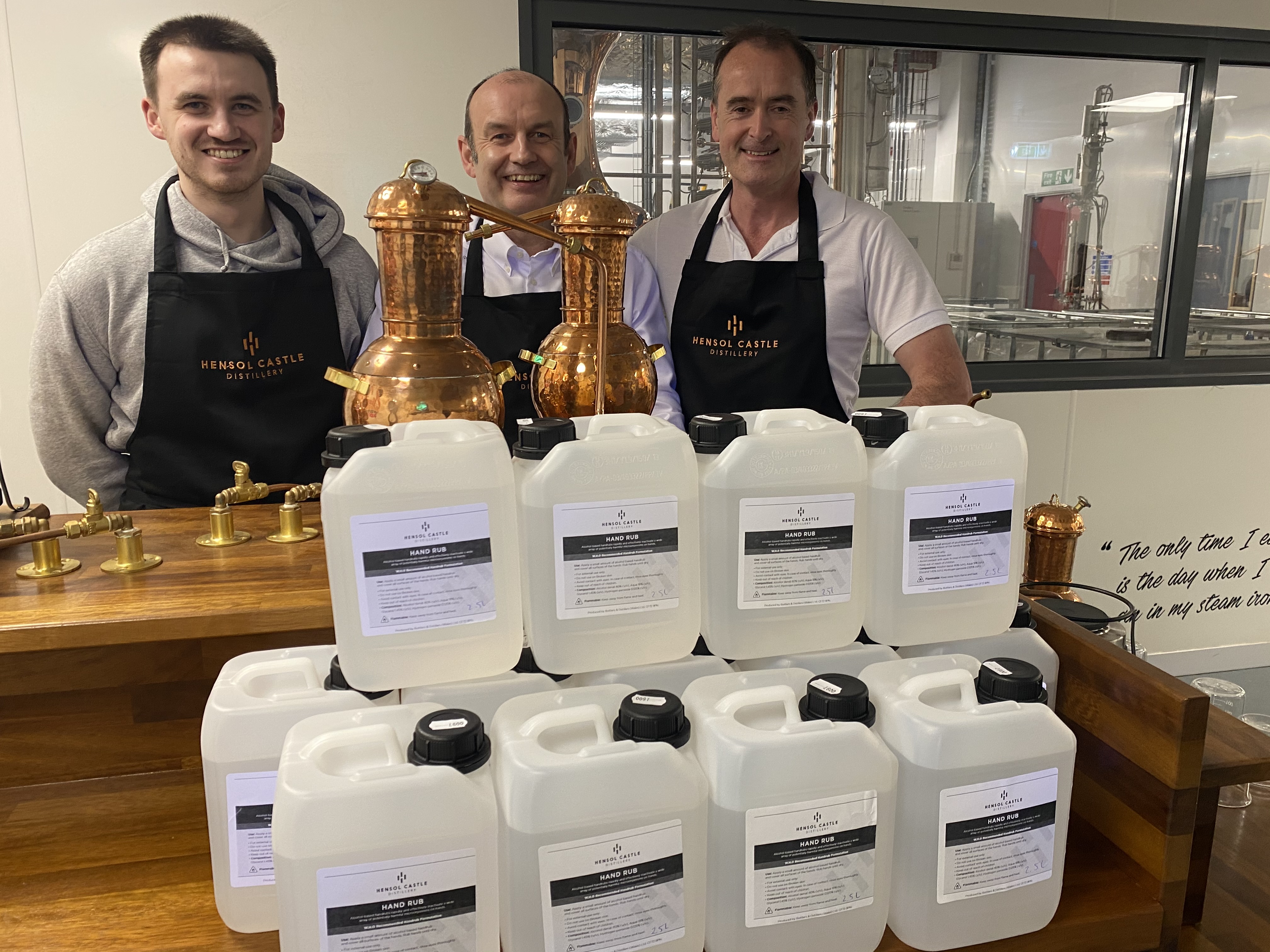 Hensol Castle Distillery Lends A Hand