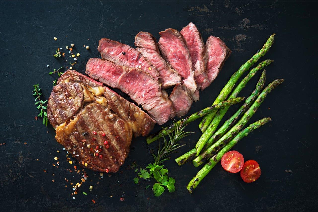 Ribeye and Asparagus